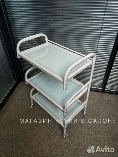 Тележка, этажерка мастера (стекло)