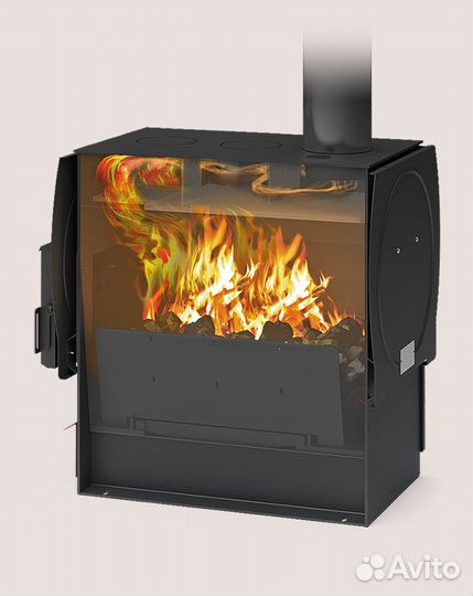 Отопительная печь Локомотивъ-200 Теплодар