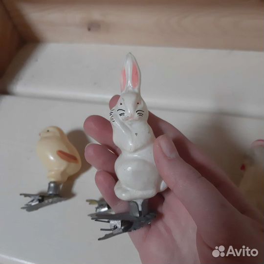 Винтажные елочные игрушки СССР