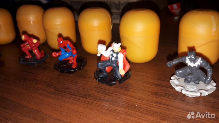 Марвел+бегемоты 2019 г. (Киндер-сюрприз)