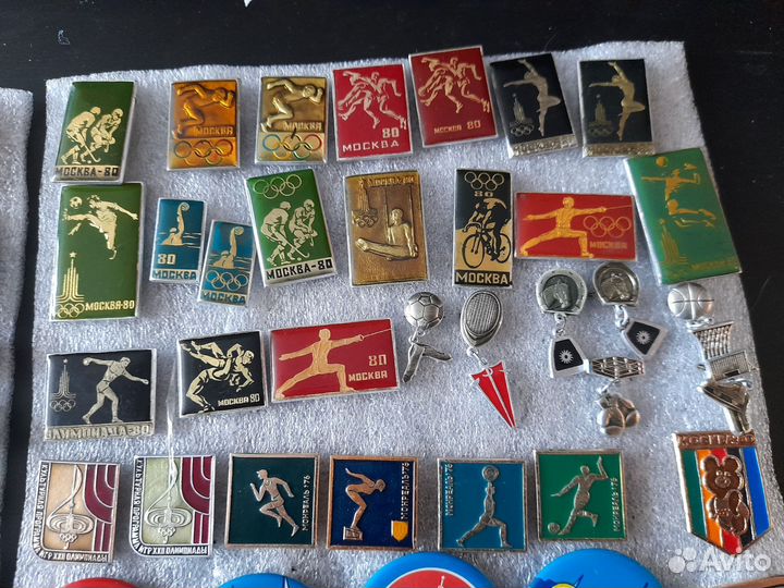 Значки СССР Олимпиада 80