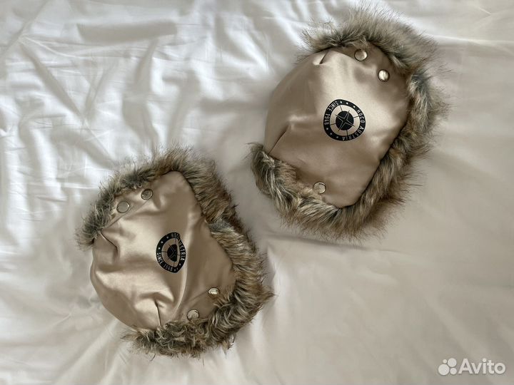 Варежки на коляску на кнопках