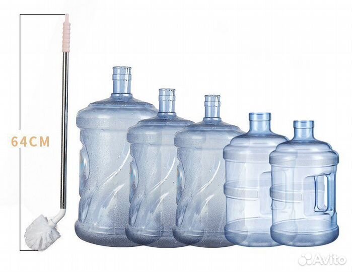 Щетка для мытья бутылей. Ёршик для бутылок