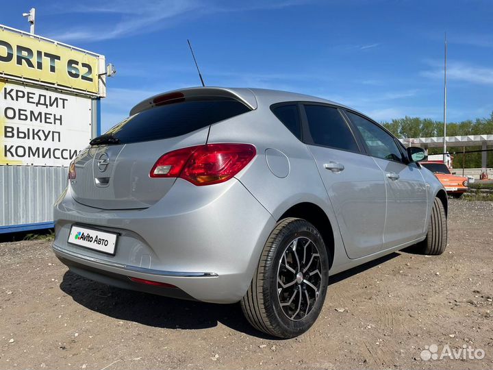 Opel Astra 1.6 MT, 2014, 94 000 км