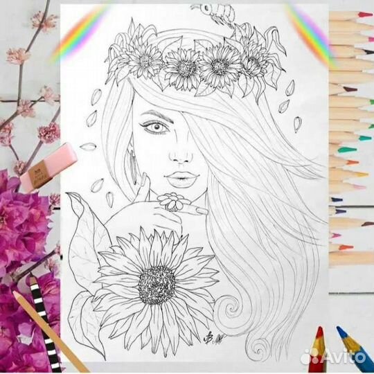 Раскраска антистресс