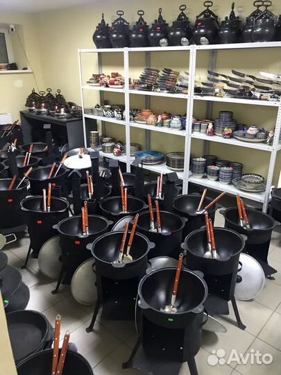 Казан чугунный 3-80 л Печи