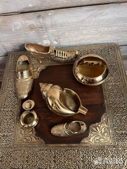 Пепельницы латунь