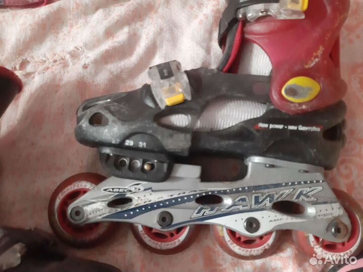 Роликовые коньки детские 27-29-31