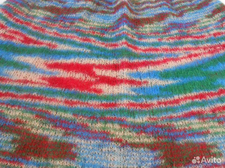 Юбка из мохера яркая