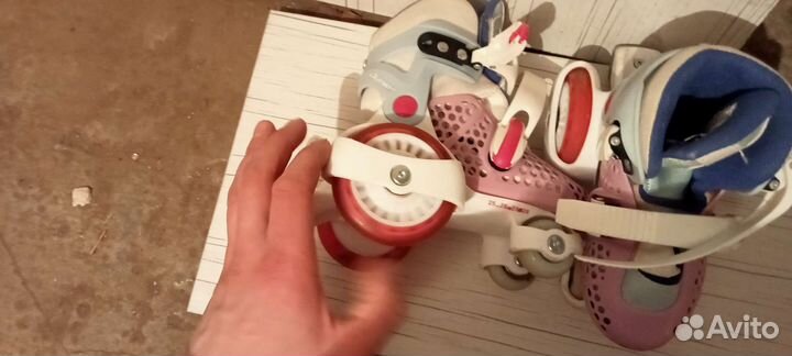 Роликовые коньки детские раздвижные