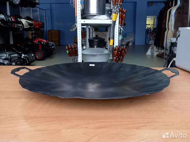 Садж из вороненой стали 45см