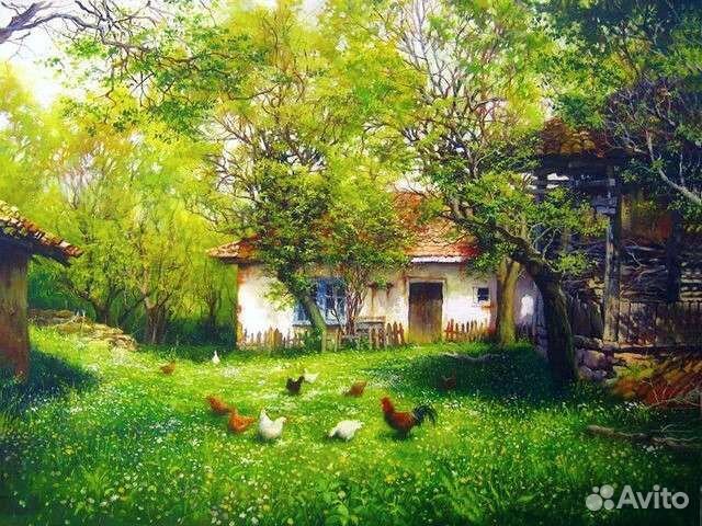 Картина по номерам Деревенские пейзажи