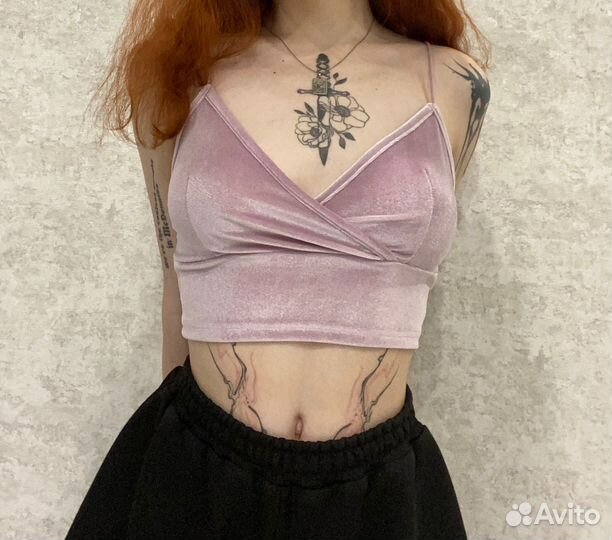 Бархатный топ