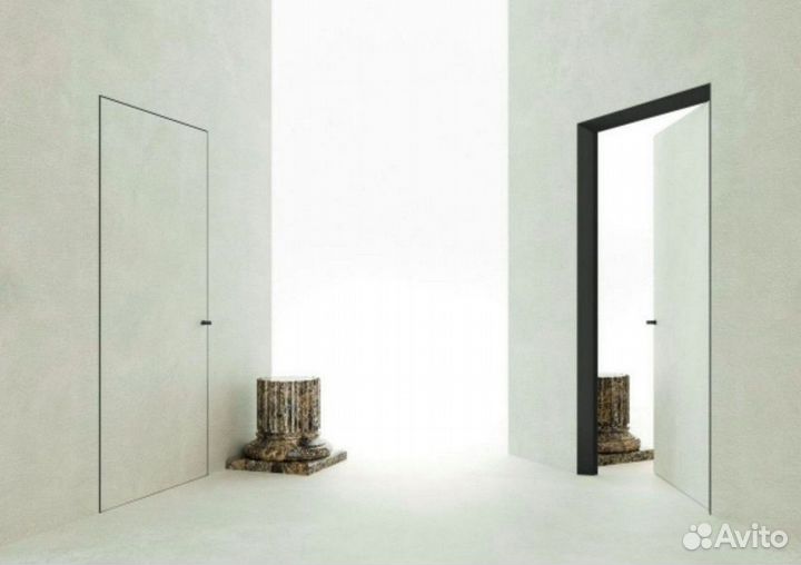 Дверь скрытая под отделку