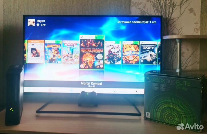 Прошитый Xbox 360+ 27 игр freeboot