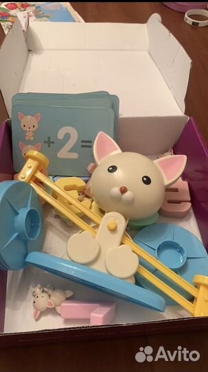 Развивающая игра Считай и проверяй Котик