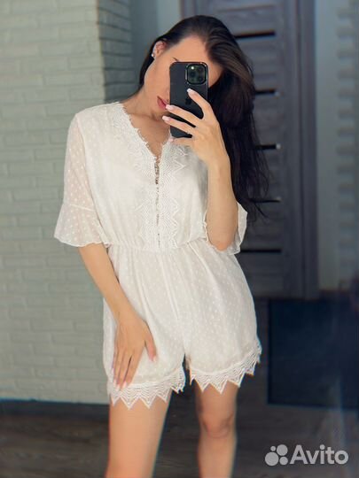 Комбинезон/ ромпер женский летний 42