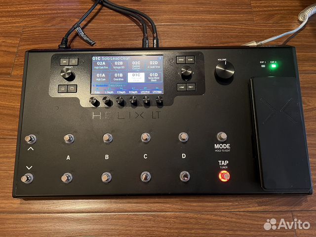 Гитарный процессор Line6 Helix LT купить в Москве | Хобби и отдых | Авито