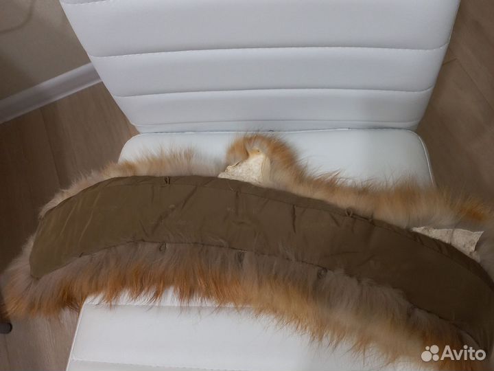 Меховой воротник-лиса