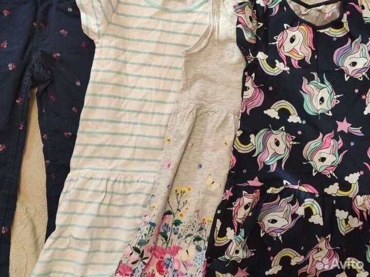 Вещи на девочку 110-116 рост пакетом