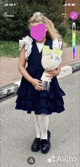 Школьная блузка