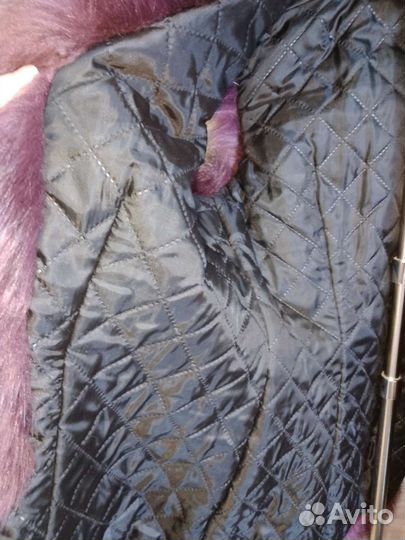 Новая жилетка с натуральным мехом