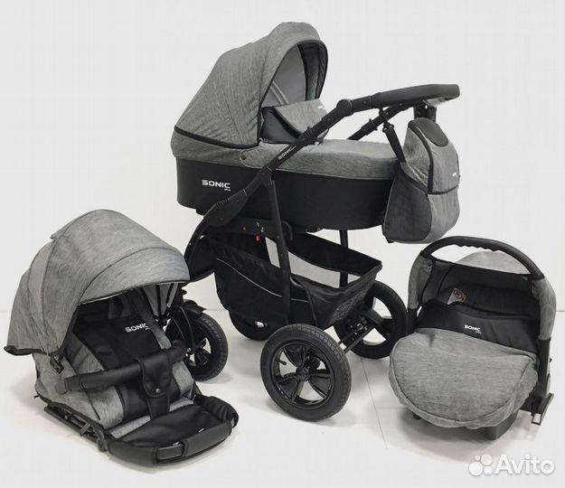 Коляска 3 в 1 верди соник плюс