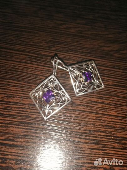 Серебряные серьги