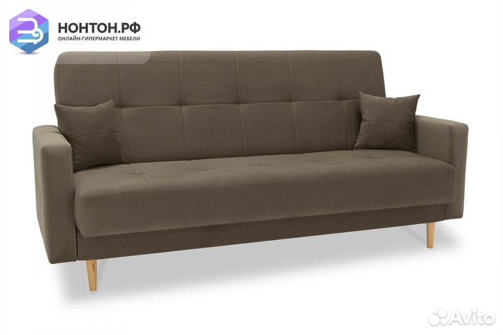 Диван книжка Фиеста светло-коричневый