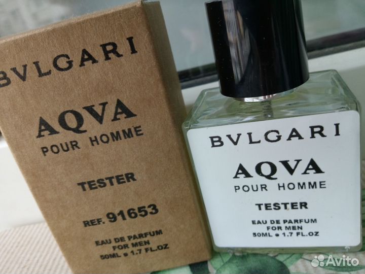 Bvlgari Aqva Pour Homme.50мл.TesT.New.Амбра-Кедр