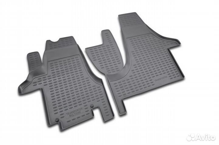 Коврики в салон vw transporter 2004, 2 шт. (полиур