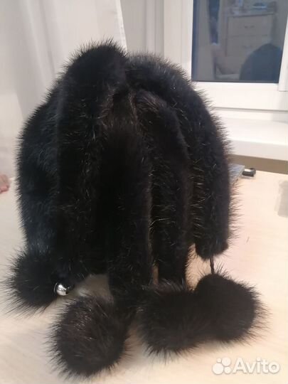 Шапка норковая женская