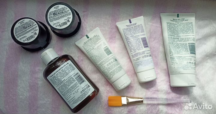 Набор натуральной уходовой косметики для лица