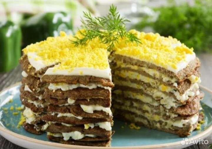 Печёночный торт, Шарлотка