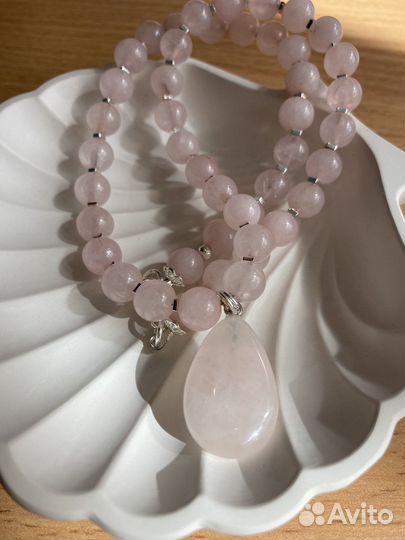 Бусы и серьги комплект