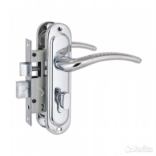 Замок врезной стандарт 132-50В CP с вертушкой, с р