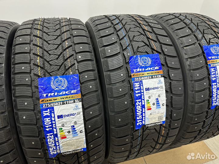 Tri Ace Snow White II Stud 275/45 R21 и 315/40 R21 110H