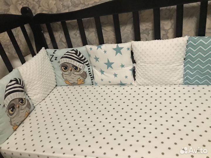 Бортики в детскую кроватку