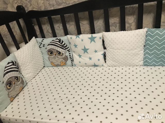 Бортики в детскую кроватку