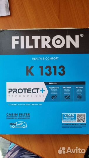 Салонный фильтр Filtron k1313