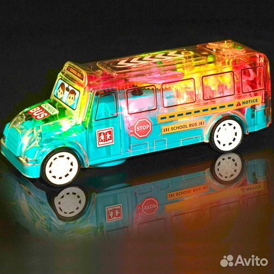 Gear School Bus Прозрачный автобус со звуком