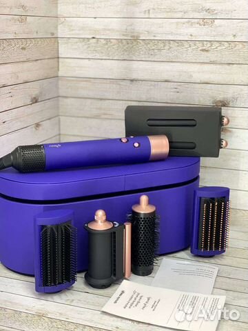 Стайлер dyson airwrap long Фиолетовый