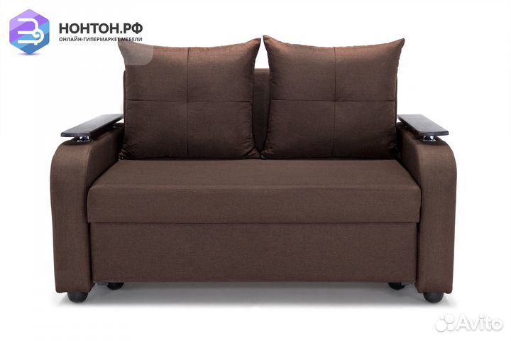 Диван аккордеон Лайт коричневый