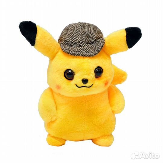 Новая мягкая игрушка детектив Pickachu(Пикачу)
