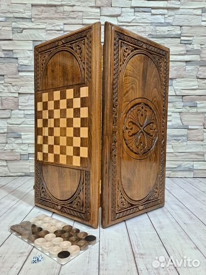 Нарды резные Орнаменты