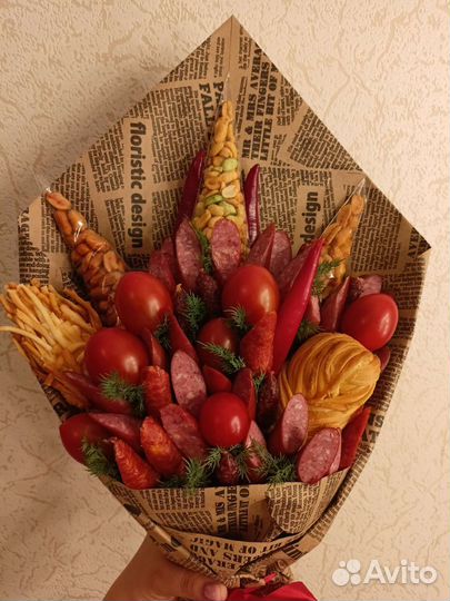 Мужские букеты съедобные