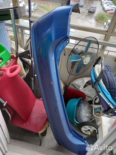 Задний бампер хонда фит