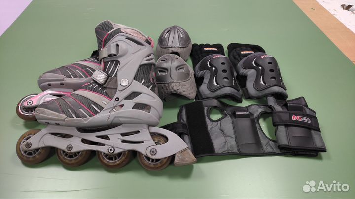 Роликовые коньки 39 размер reaction B 053 женские