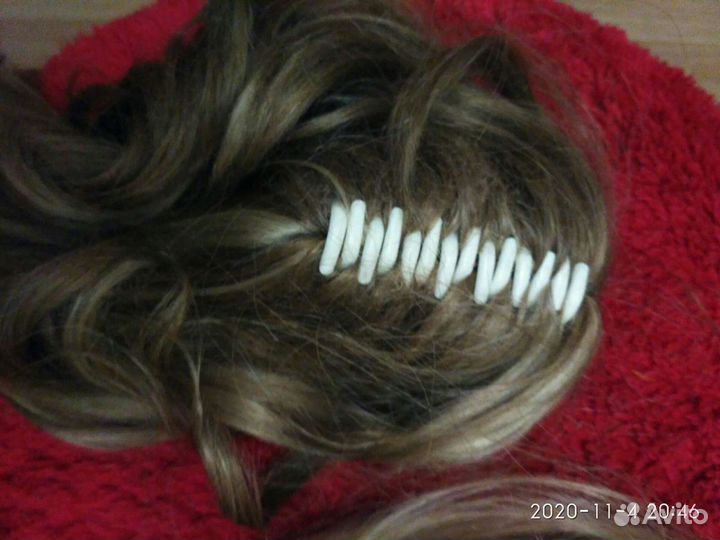 Шиньон на заколке