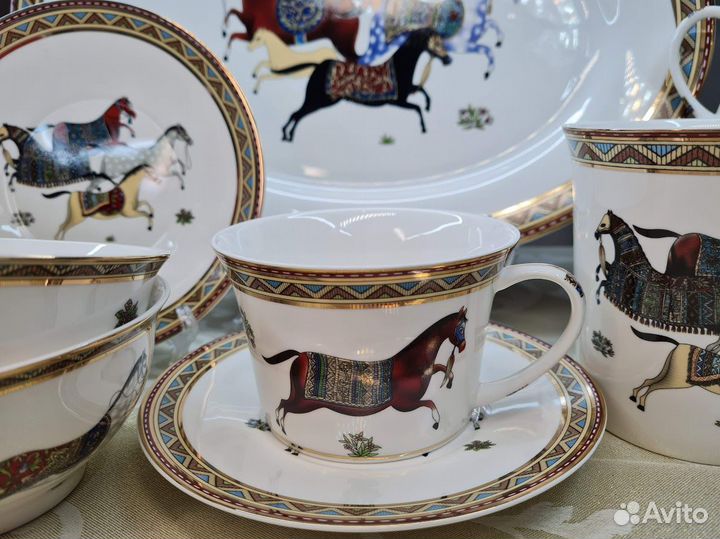 Кофейные и Чайные пары дизайна Лошадь